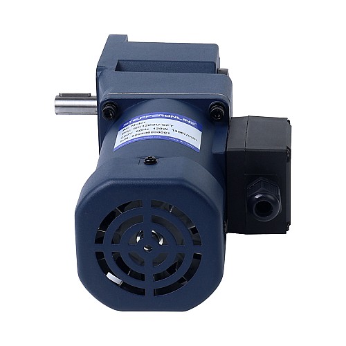 Trójfazowy 220VAC/380VAC 120W 50/60Hz Kołnierz 90mm Przełożenie 180:1 Silnik indukcyjny prądu przemiennego z przekładnią kątową Trójfazowy 220VAC/380VAC 120W 50/60Hz Kołnierz 90mm Przełożenie 180:1 Silnik indukcyjny prądu przemiennego z przekładnią kątową