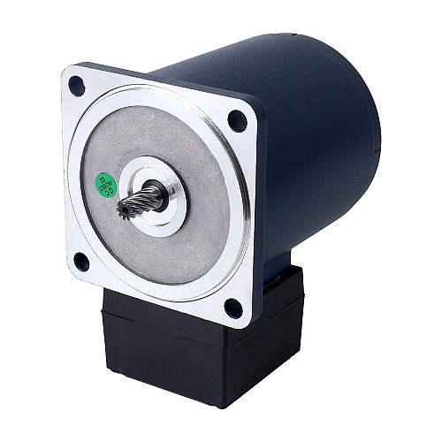 Jednofazowy 110VAC 40W 60Hz Kołnierz 90mm Przełożenie 100:1 Silnik indukcyjny prądu przemiennego z przekładnią czołową Jednofazowy 110VAC 40W 60Hz Kołnierz 90mm Przełożenie 100:1 Silnik indukcyjny prądu przemiennego z przekładnią czołową