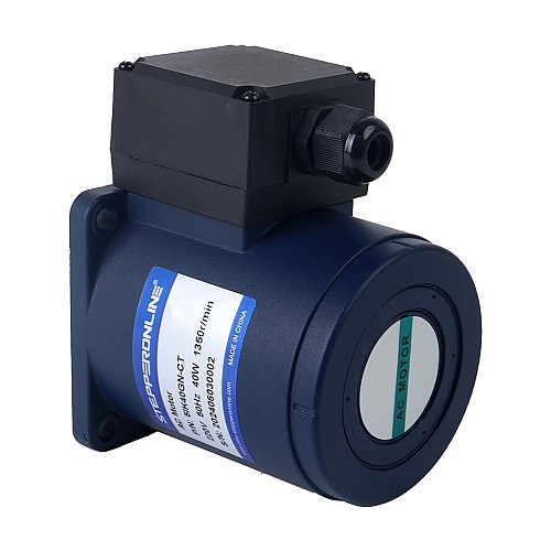Jednofazowy 220VAC 40W 50Hz Kołnierz 90mm Przełożenie 50:1 Silnik indukcyjny prądu przemiennego z przekładnią czołową