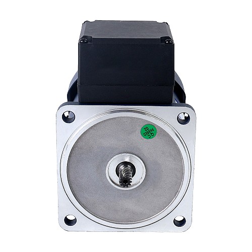 Trójfazowy 220VAC/380VAC 60W 50/60Hz Kołnierz 90mm Przełożenie 100:1 Silnik indukcyjny prądu przemiennego z przekładnią czołową Trójfazowy 220VAC/380VAC 60W 50/60Hz Kołnierz 90mm Przełożenie 100:1 Silnik indukcyjny prądu przemiennego z przekładnią czołową