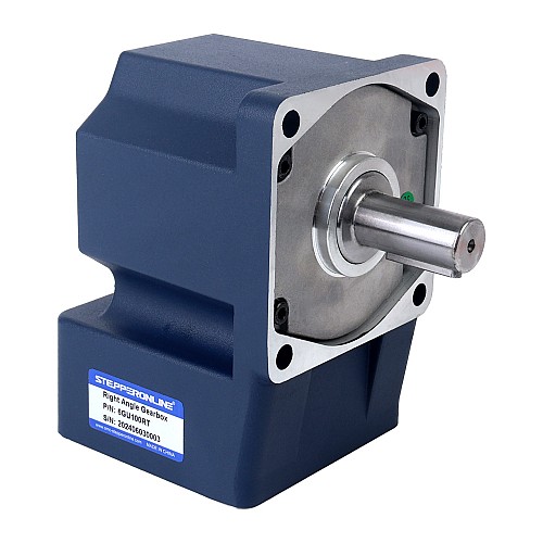 Silnik przekładniowy BLDC 48V, 250W, 30RPM, 33,73Nm(4777,15oz.in) Skrzynia biegów kątowa 100:1 - F6B250-48GU-30S/6GU100RT | StepperOnline