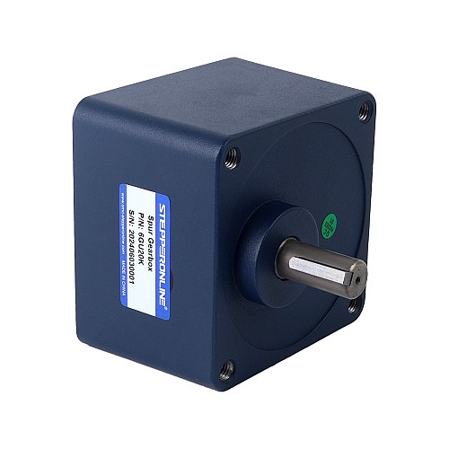 Szczotkowany silnik z przekładnią 12V DC60Kg.cm/3.5RPM w/ 1166:1 Przekładnia prostokątna Szczotkowany 48V 250W 19,33Nm(2737,35oz.in) 90RPM z silnikiem z przekładnią zębatą czołową 20:1 na prąd stały - F6D250-48GU-18S/6GU20K | StepperOnline