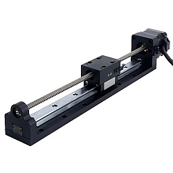 Nema 17 Siłownik liniowy ze śrubą pociągową 1,5A Skok 200mm 0,25Nm(35,40oz.in) Ołów 6,35mm(0,25") z czujnikiem