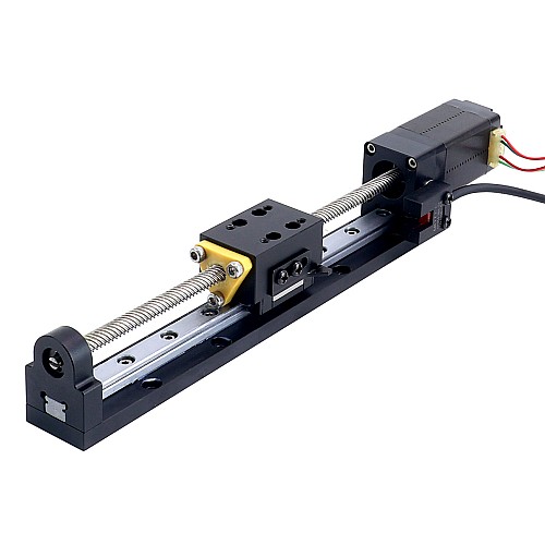 Nema 8 Siłownik liniowy ze śrubą pociągową 0,5A Skok 90mm 0.02Nm(2.832oz.in) Ołów 10,16mm (0,4) z czujnikiem