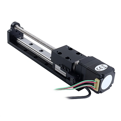 Liniowy siłownik śrubowy z silnikiem krokowym Nema 11 1,0A Skok 100mm 0,05Nm(7,08oz-in) Skok śruby 1mm(0,03937") z czujnikiem - LMD11S13BSM10-100 | StepperOnline