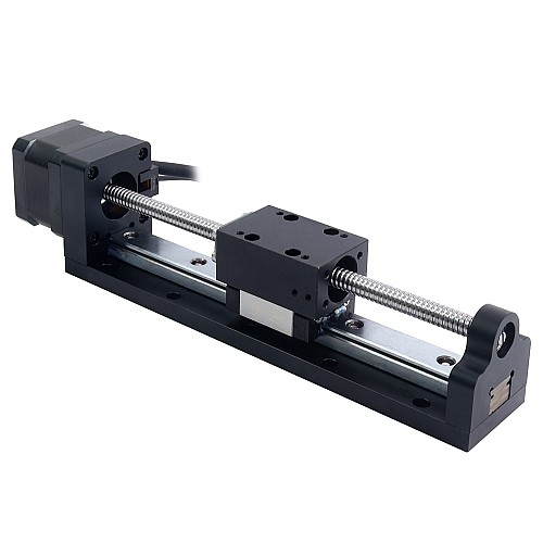 Nema 17 Siłownik liniowy ze śrubą kulową 1,5A Skok 120mm 0,25Nm(35,40oz.in) Ołów 2mm (0,07874) z czujnikiem