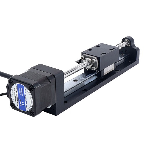 Nema 17 Siłownik liniowy ze śrubą kulową 1,5A Skok 120mm 0,25Nm(35,40oz.in) Ołów 4mm (0,15748) z czujnikiem