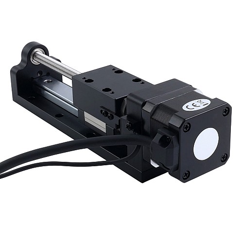 Liniowy siłownik śrubowy kulowy z silnikiem Nema 8 1.5A Skok 80mm 0.40Nm(56.64oz.in) Skok śruby 8mm(0.31496) - LMD17S15BMB15-080 | StepperOnline