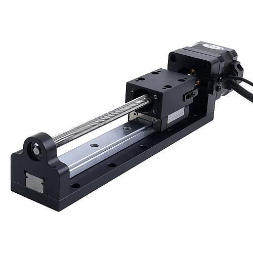 Liniowy siłownik śrubowy kulowy z silnikiem Nema 8 1.5A Skok 200mm 0.40Nm(56.64oz.in) Skok śruby 8mm(0.31496) - LMD17S15BMB15-200 | StepperOnline