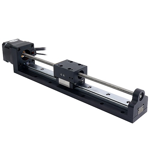 Nema 17 Siłownik liniowy ze śrubą pociągową 1,5A Skok 200mm 0,25Nm(35,40oz.in) Ołów 2,54mm (0,1) z czujnikiem
