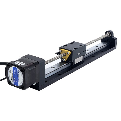 Nema 17 Siłownik liniowy ze śrubą pociągową 1,5A Skok 200mm 0,25Nm(35,40oz.in) Ołów 6,35mm (0,25) z czujnikiem