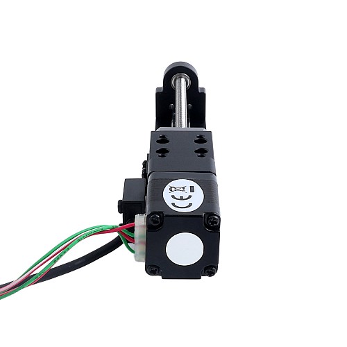 Liniowy siłownik śrubowy kulowy z silnikiem Nema 8 0.5A Skok 90mm 0.01Nm(1.42oz.in) Skok śruby 2mm(0.07874) - LMD8S12BAA05-090 | StepperOnline