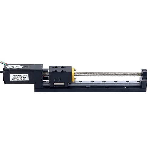 Nema 8 Siłownik liniowy ze śrubą pociągową 0,5A Skok 90mm 0.02Nm(2.832oz.in) Ołów 10,16mm (0,4) z czujnikiem