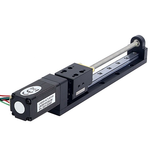 Nema 8 Siłownik liniowy ze śrubą pociągową 0,5A Skok 90mm 0.02Nm(2.832oz.in) Ołów 10,16mm (0,4) z czujnikiem