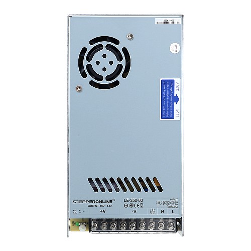350W 60V 5,8A 115/230V zasilacz impulsowy zestawy routerów CNC - LE-350-60 | StepperOnline