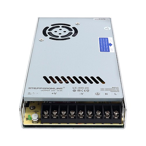 400W 24V 16,6A 115/230V Zasilacz impulsowy Zestawy routerów CNC - LE-400-24 | StepperOnline