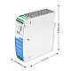 120W 48V 2.5A 85-264VAC/120-370VDC Szyna DIN Przewód zasilania