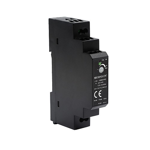 15W 12V 1.25A 85-264VAC/120-370VDC Szyna DIN Przewód zasilania