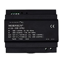 150W 48V 3.2A 85-264VAC/120-370VDC Szyna DIN Przewód zasilania