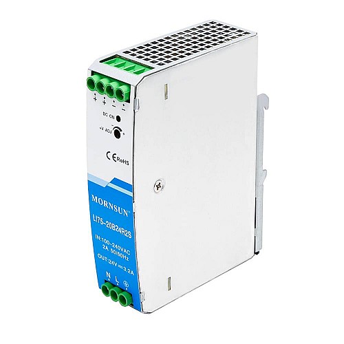 75W 48V 1.6A 90-264VAC/120-370VDC Szyna DIN Przewód zasilania