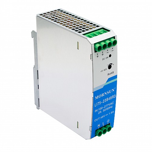 75W 24V 3.2A 85-305VAC/120-430VDC Szyna DIN Przewód zasilania