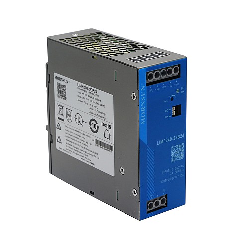 240W 24V 10.0A 85-277VAC/120-390VDC Szyna DIN Zasilacz impulsowy z funkcją PFC