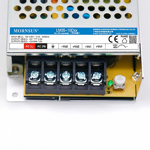 35W 5V/2.2A 24V/1A 85-264VAC/120-370VDC Przełączanie zasilania