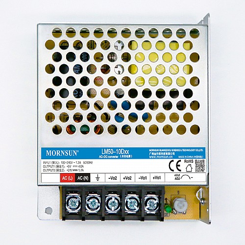 50W 5V/4A 24V/1.4A 85-264VAC/120-370VDC Przełączanie zasilania