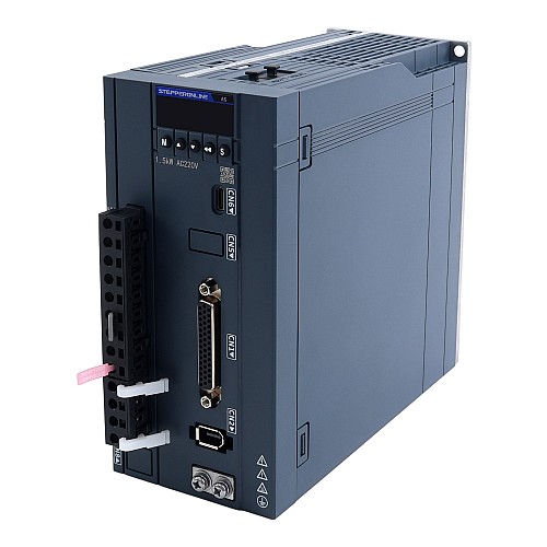 Zestaw serwomotorów AC A6 Seria 1500W RS485 3000rpm 4,90Nm z hamulcem enkoder absolutny 17-bitowy IP67 - A6-RS1500H2B1-M17 | StepperOnline