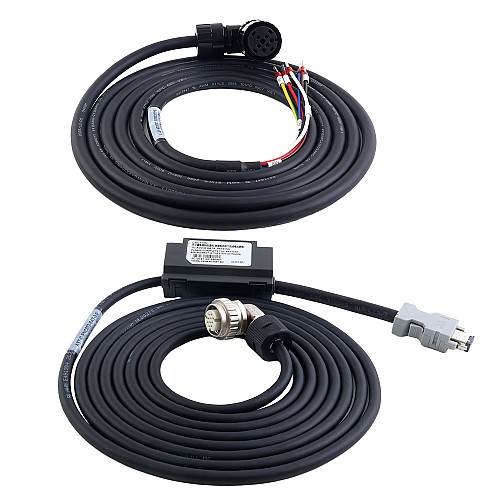 Zestaw serwomotorów AC A6 Seria 2500W EtherCAT 3000rpm 7,96Nm z hamulcem enkoder absolutny 17-bitowy IP67 - A6-EC2500H3B1-M17 | StepperOnline