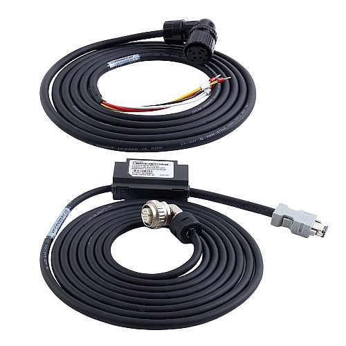 Zestaw serwomotorów AC A6H Seria 2900W EtherCAT 1500rpm 18,60Nm enkoder absolutny 17-bitowy IP67 - A6H-EC2900H3A1-M17 | StepperOnline