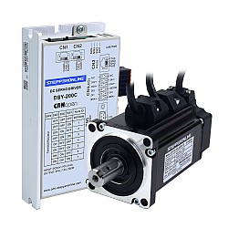 DSY Seria 200W Silnik Serwo DC CANopen 24-70VDC 0,637Nm z Hamulcem 3000rpm Enkoder Przyrostowy 17-Bit IP65