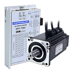 DSY Seria 750W Silnik Serwo DC CANopen 24-70VDC 2,39Nm z Hamulcem 3000rpm Enkoder Przyrostowy 17-Bit IP65
