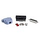 Zestaw silnika serwo AC 200W serii E6 3000rpm 0,64Nm 17-bitowy enkoder IP65
