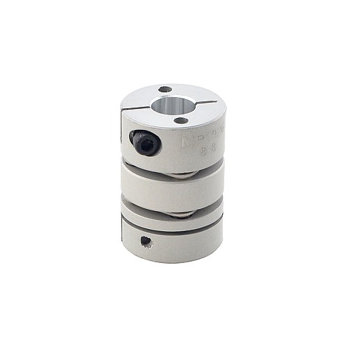 8mm - 8mm Elastyczne podwójne sprzęgło tarczowe 19x26mm Łącznik wału silnika krokowego CNC