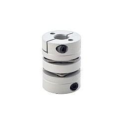 6,35mm - 10mm Elastyczne podwójne sprzęgło tarczowe 26x35mm Łącznik wału silnika krokowego CNC