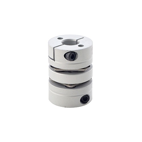 6,35mm - 10mm Elastyczne podwójne sprzęgło tarczowe 26x35mm Łącznik wału silnika krokowego CNC