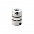 6,35mm - 10mm Elastyczne podwójne sprzęgło tarczowe 26x35mm Łącznik wału silnika krokowego CNC