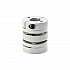 14mm - 14mm Elastyczne podwójne sprzęgło tarczowe 32x41mm Łącznik wału silnika krokowego CNC