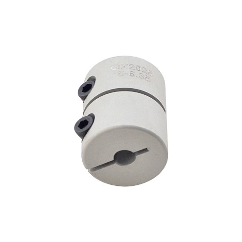 5mm - 6.35mm sztywne sprzęgło 20x25mm CNC Silnik krokowy Sprzęgło wału wpustowego