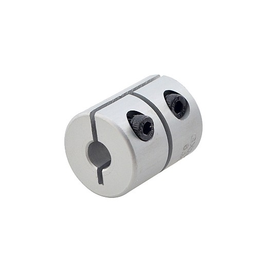 6.35mm - 8mm sztywne sprzęgło 20x25mm CNC Silnik krokowy Sprzęgło wału wpustowego