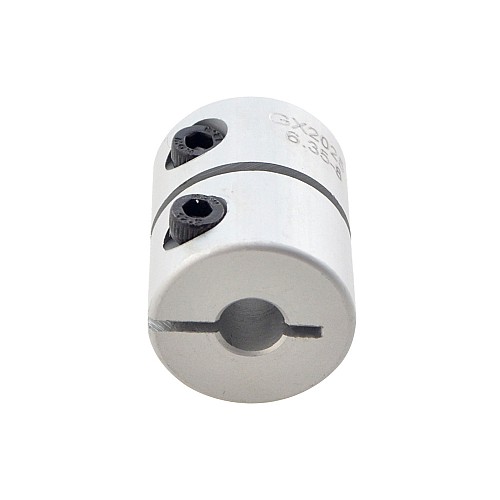 6.35mm - 8mm sztywne sprzęgło 20x25mm CNC Silnik krokowy Sprzęgło wału wpustowego