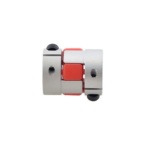 Elastyczne sprzęgło szczękowe 5mm - 6,35mm 20x25mm Łącznik wału silnika krokowego CNC