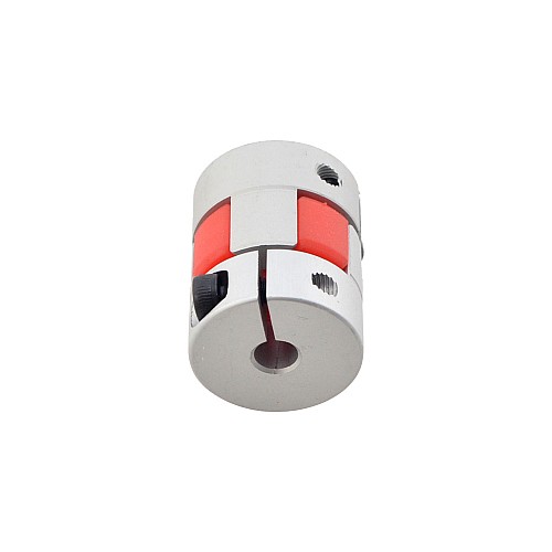 Elastyczne sprzęgło szczękowe 5mm - 6,35mm 20x25mm Łącznik wału silnika krokowego CNC