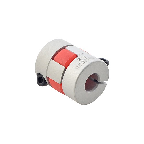 8mm - 8mm Elastyczne sprzęgło szczękowe 20x25mm Łącznik wału silnika krokowego CNC