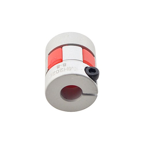 8mm - 8mm Elastyczne sprzęgło szczękowe 20x25mm Łącznik wału silnika krokowego CNC