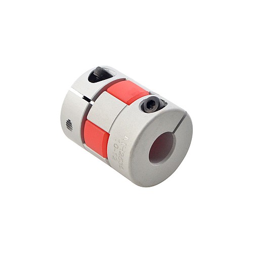 10mm - 12mm Elastyczne sprzęgło szczękowe 25x30mm Łącznik wału silnika krokowego CNC