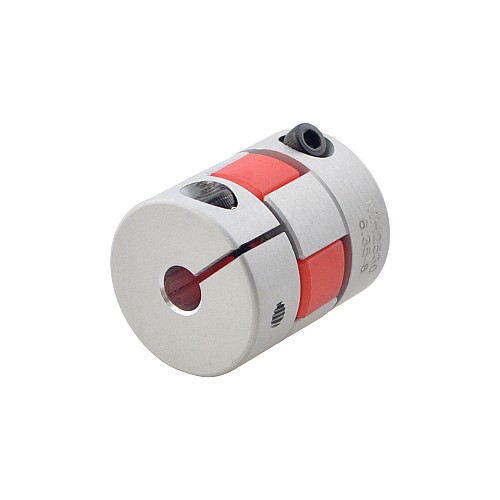 6.35mm - 8mm Elastyczne sprzęgło szczękowe 25x30mm CNC Silnik krokowy Sprzęgło wału wpustowego