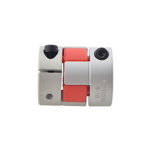 8mm - 10mm Elastyczne sprzęgło szczękowe 25x30mm CNC Silnik krokowy Sprzęgło wału wpustowego