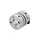 8mm - 8mm Elastyczne sprzęgło jednotarczowe 19x19mm CNC Silnik krokowy Sprzęgło wału wpustowego